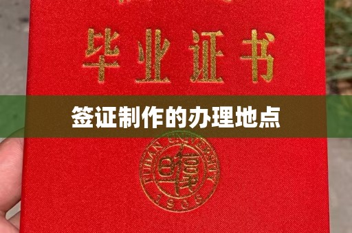 从化签证制作的办理地点