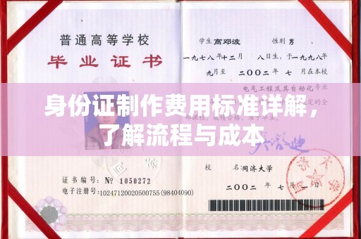 从化身份证制作费用标准详解，了解流程与成本