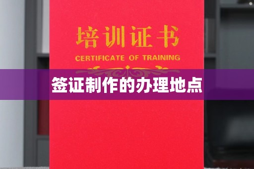 从化签证制作的办理地点
