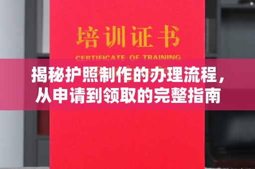 从化揭秘护照制作的办理流程，从申请到领取的完整指南