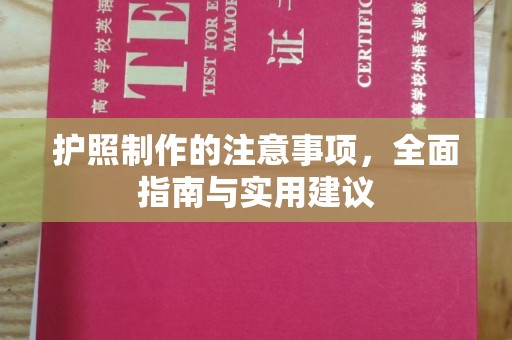 从化护照制作的注意事项，全面指南与实用建议